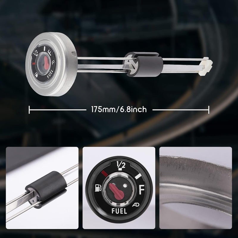 QUICKWOLF ATV Fuel Gauge, Big Bear 400 Fuel Gauge Compatible for Yamaha Big Bear 400(2000-2012) Grizzly 600(1998-2001) Kodiak 400 (1996-1999) Fuel Cap OEM SH-24260-11 4SH-24261-00 - Image 5